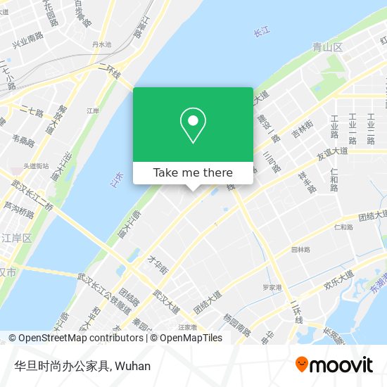华旦时尚办公家具 map