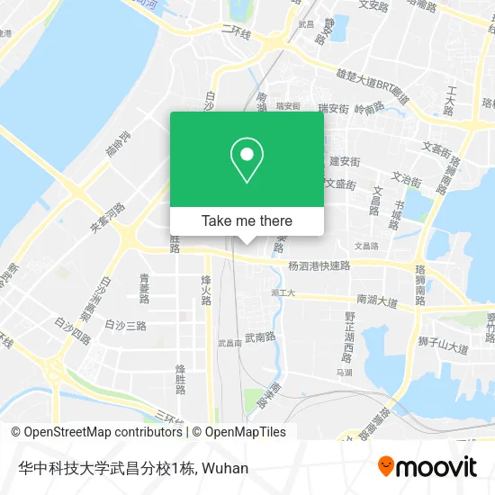 华中科技大学武昌分校1栋 map