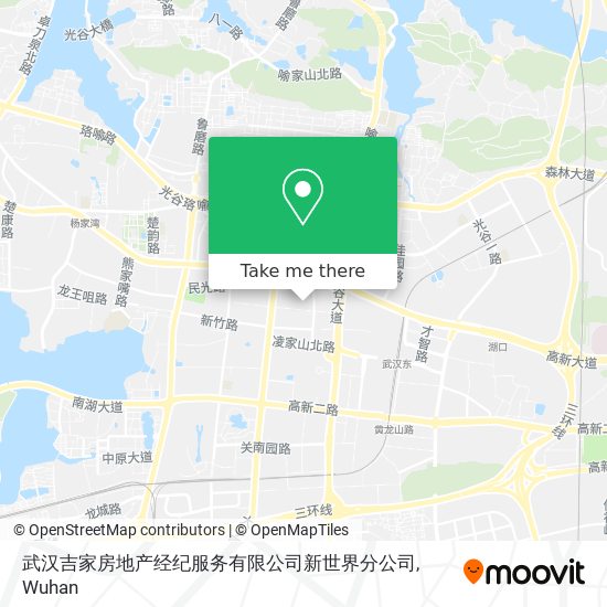 武汉吉家房地产经纪服务有限公司新世界分公司 map