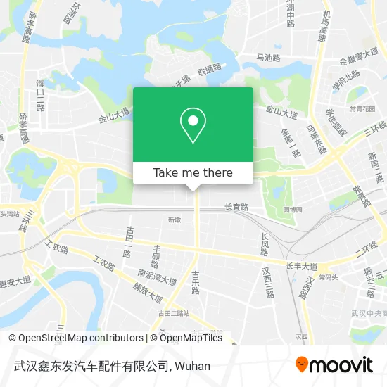 武汉鑫东发汽车配件有限公司 map