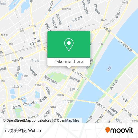 己悦美容院 map