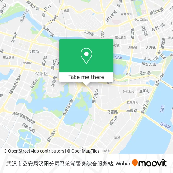 武汉市公安局汉阳分局马沧湖警务综合服务站 map