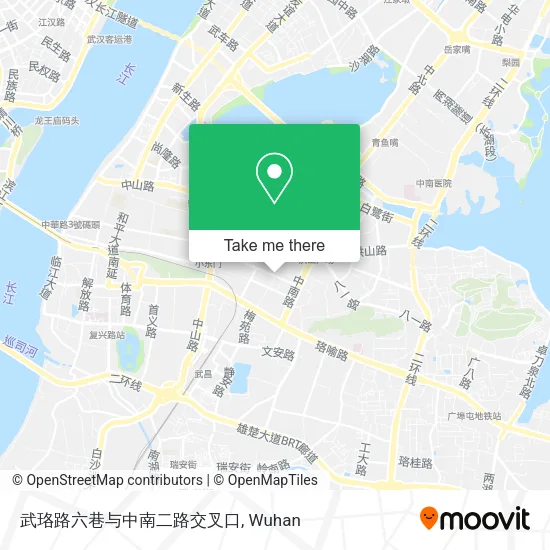 武珞路六巷与中南二路交叉口 map
