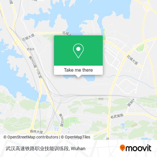 武汉高速铁路职业技能训练段 map