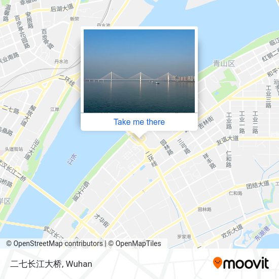 二七长江大桥 map