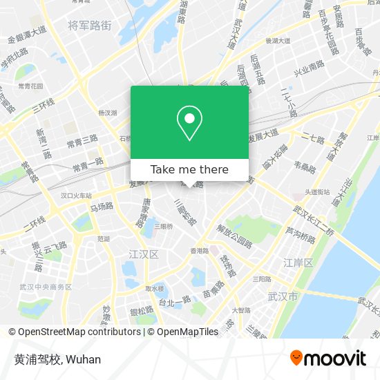 黄浦驾校 map
