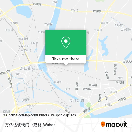 万亿达玻璃门业建材 map