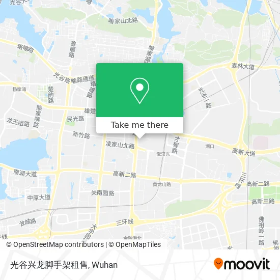 光谷兴龙脚手架租售 map