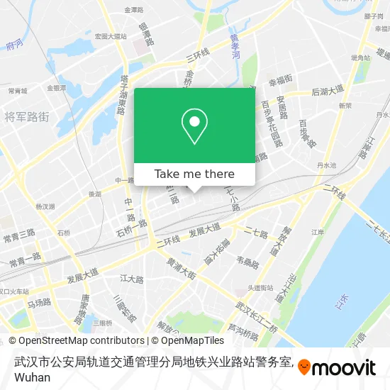武汉市公安局轨道交通管理分局地铁兴业路站警务室 map