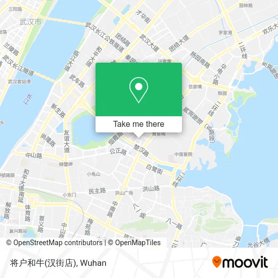 将户和牛(汉街店) map