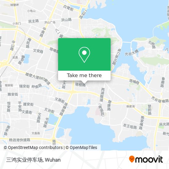 三鸿实业停车场 map