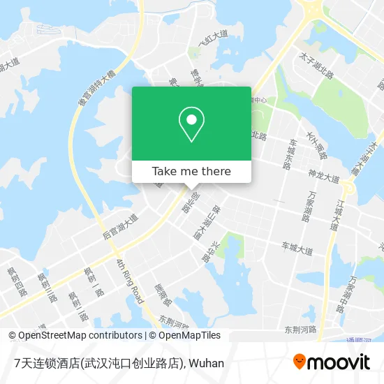 7天连锁酒店(武汉沌口创业路店) map