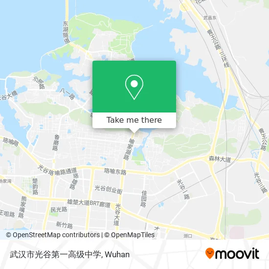 武汉市光谷第一高级中学 map