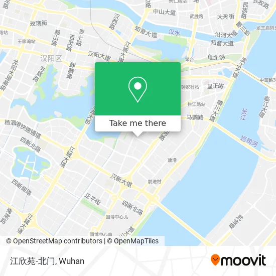 江欣苑-北门 map