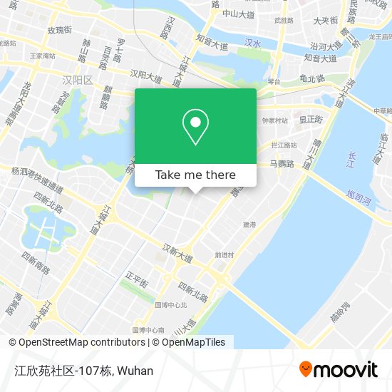 江欣苑社区-107栋 map