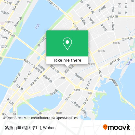 紫燕百味鸡(团结店) map