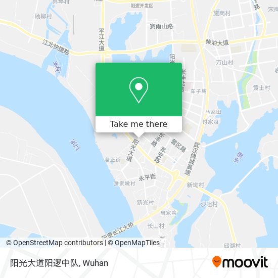 阳光大道阳逻中队 map