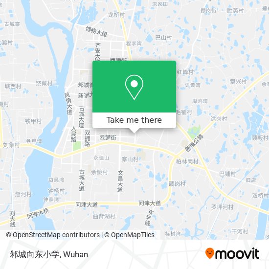 邾城向东小学 map