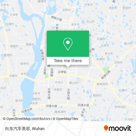 向东汽车美容 map