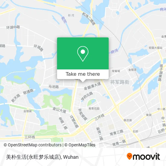 美朴生活(永旺梦乐城店) map