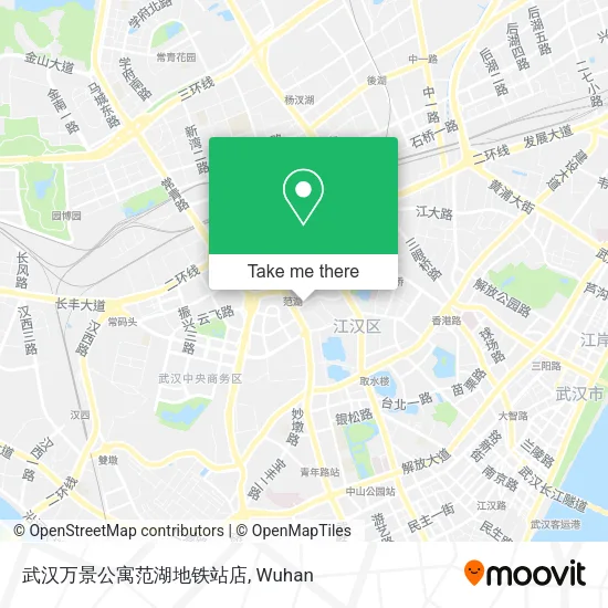 武汉万景公寓范湖地铁站店 map