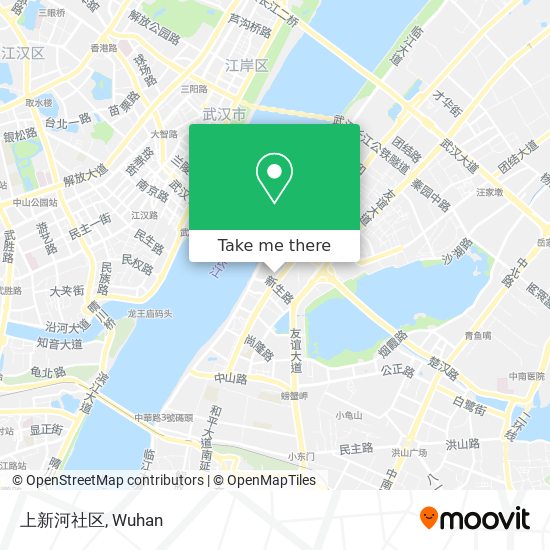 上新河社区 map