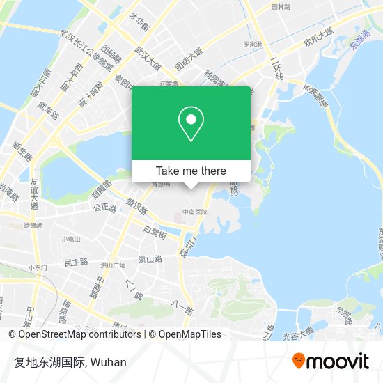 复地东湖国际 map