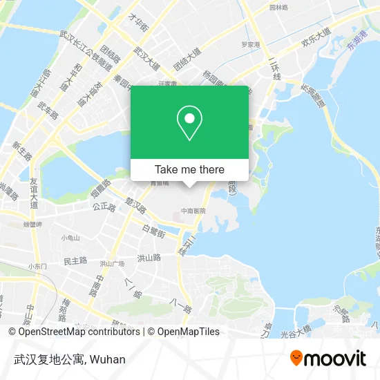 武汉复地公寓 map