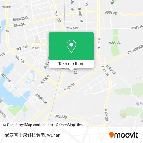 武汉富士康科技集团 map