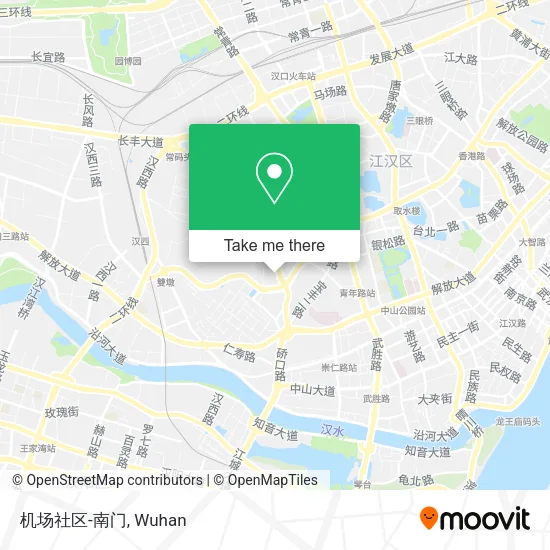 机场社区-南门 map