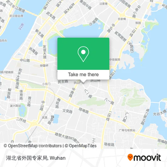 湖北省外国专家局 map