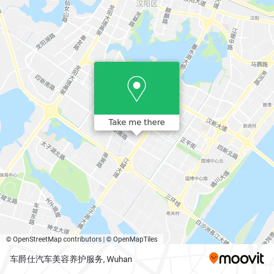 车爵仕汽车美容养护服务 map