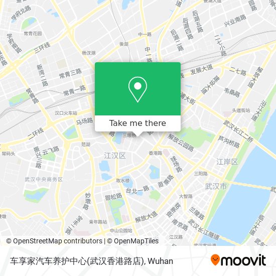 车享家汽车养护中心(武汉香港路店) map