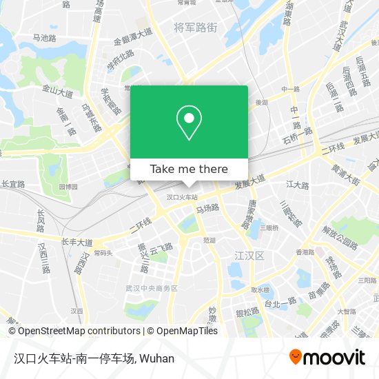 汉口火车站-南一停车场 map