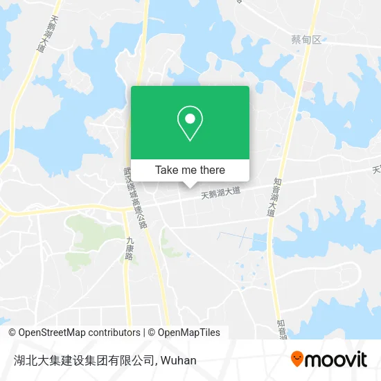 湖北大集建设集团有限公司 map