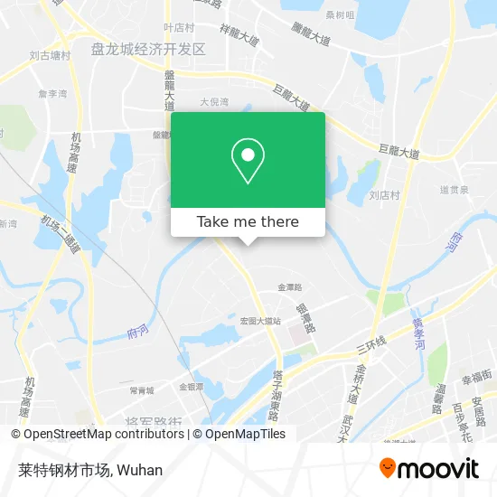 莱特钢材市场 map