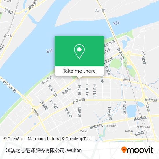 鸿鹄之志翻译服务有限公司 map
