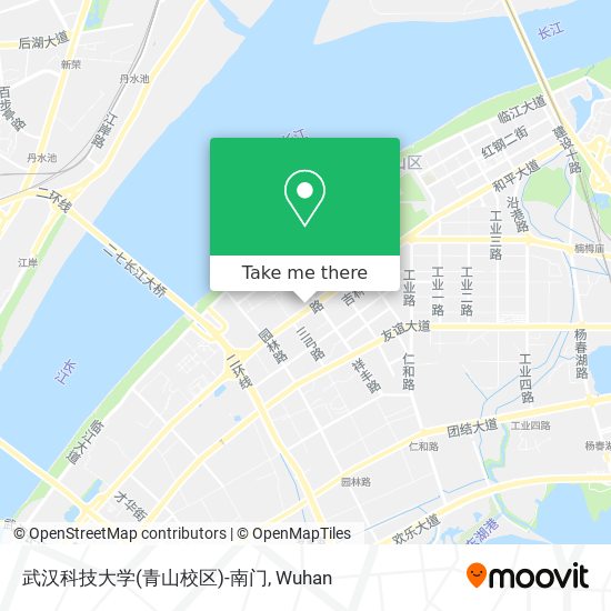 武汉科技大学(青山校区)-南门 map
