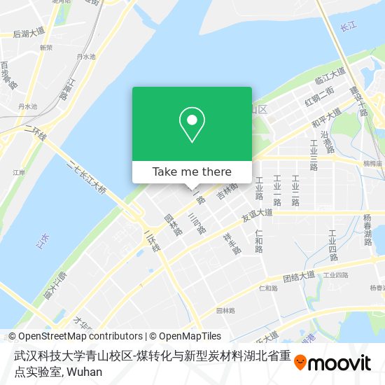 武汉科技大学青山校区-煤转化与新型炭材料湖北省重点实验室 map