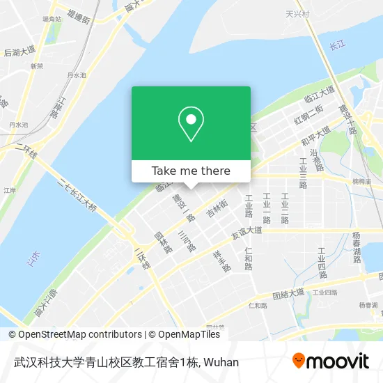 武汉科技大学青山校区教工宿舍1栋 map