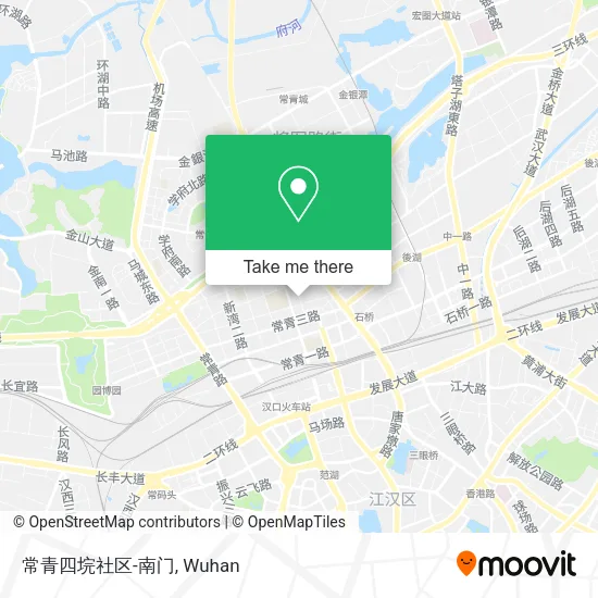 常青四垸社区-南门 map
