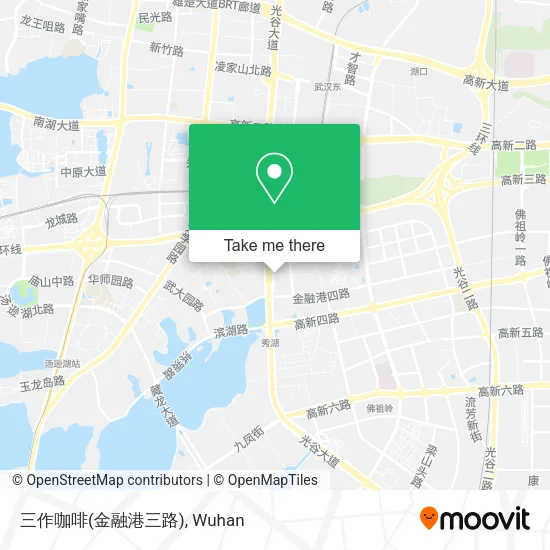 三作咖啡(金融港三路) map