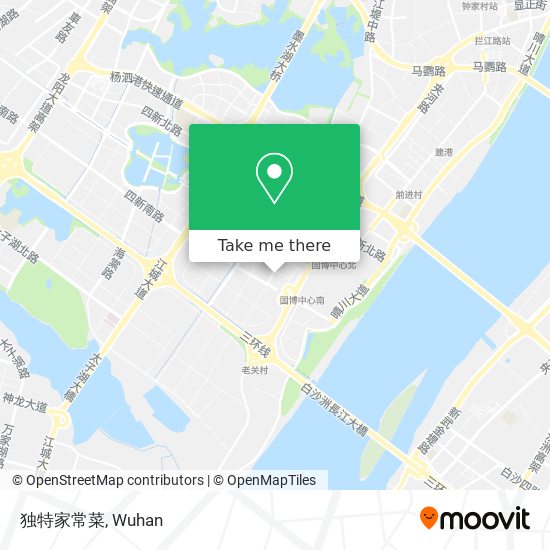 独特家常菜 map