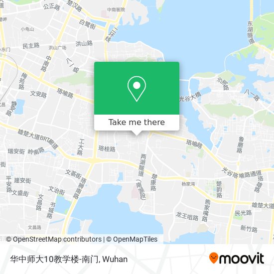 华中师大10教学楼-南门 map