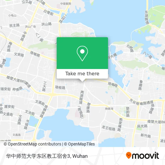 华中师范大学东区教工宿舍3 map