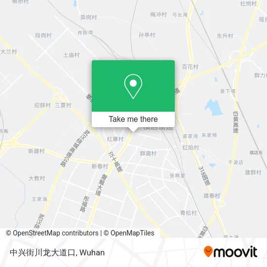 中兴街川龙大道口 map