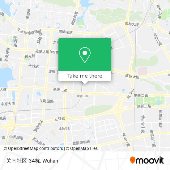 关南社区-34栋 map