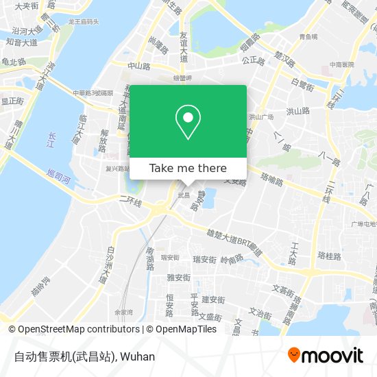 自动售票机(武昌站) map