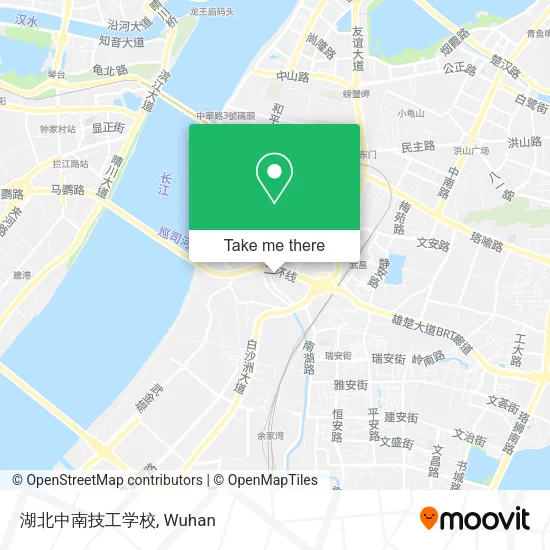 湖北中南技工学校 map