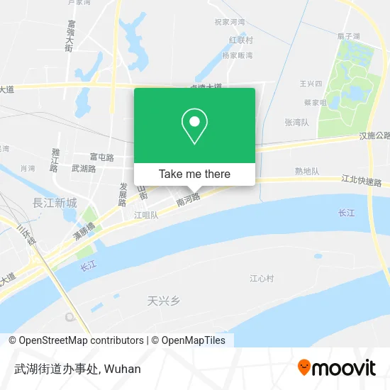 武湖街道办事处 map
